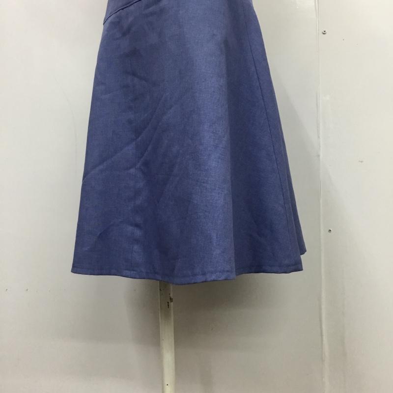 ナチュラルビューティーベーシック NATURAL BEAUTY BASIC スカート ミニスカート XS 無地 水色 / ライトブルー /  レディース USED 古着 中古 10088167