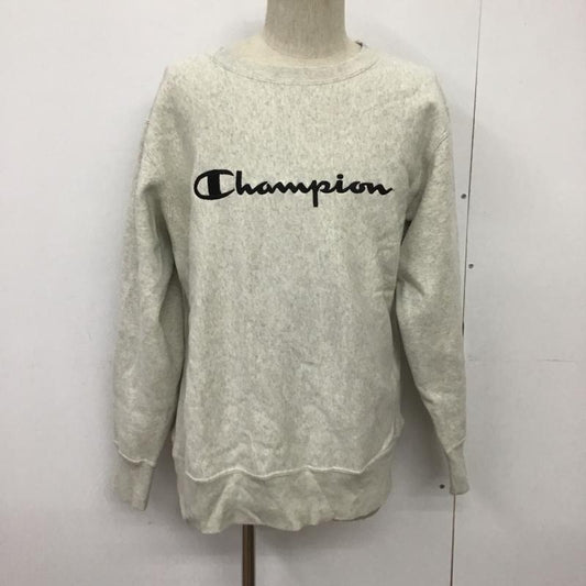 チャンピオン Campion トレーナー 長袖 スウェット XL 無地 灰 / グレー /  メンズ USED 古着 中古 10088268