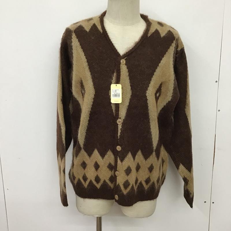 タウンクラフト TOWNCRAFT カーディガン 長袖 S  マルチカラー / マルチカラー /  メンズ USED 古着 中古 10088271