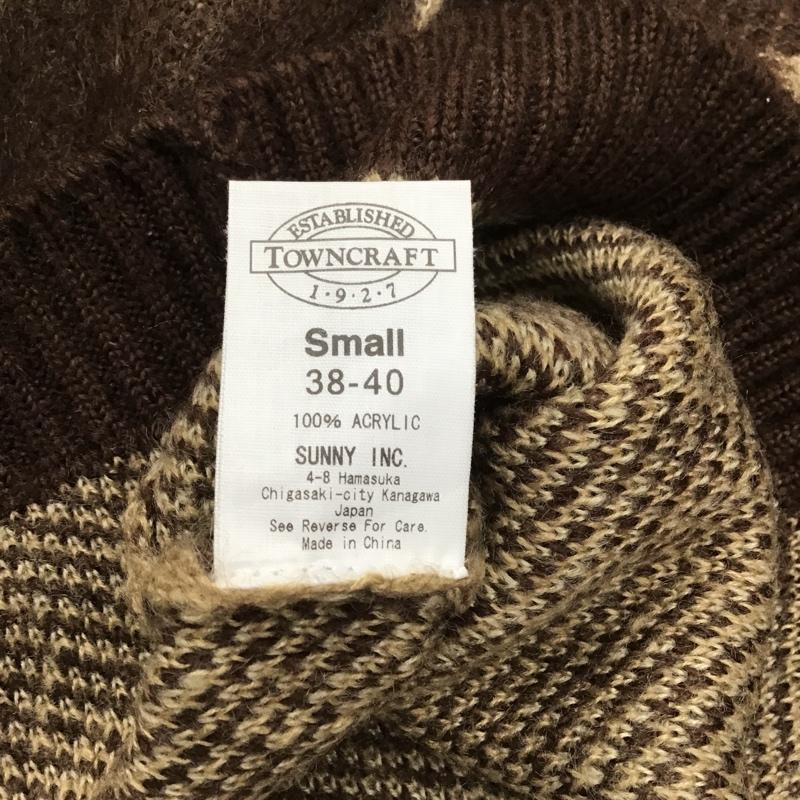 タウンクラフト TOWNCRAFT カーディガン 長袖 S  マルチカラー / マルチカラー /  メンズ USED 古着 中古 10088271
