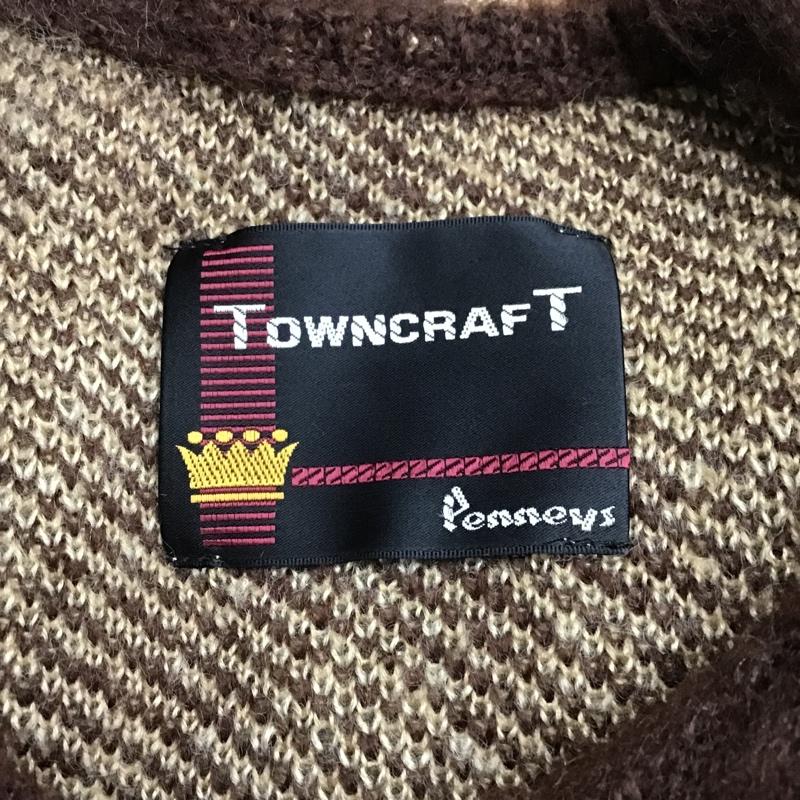 タウンクラフト TOWNCRAFT カーディガン 長袖 S  マルチカラー / マルチカラー /  メンズ USED 古着 中古 10088271