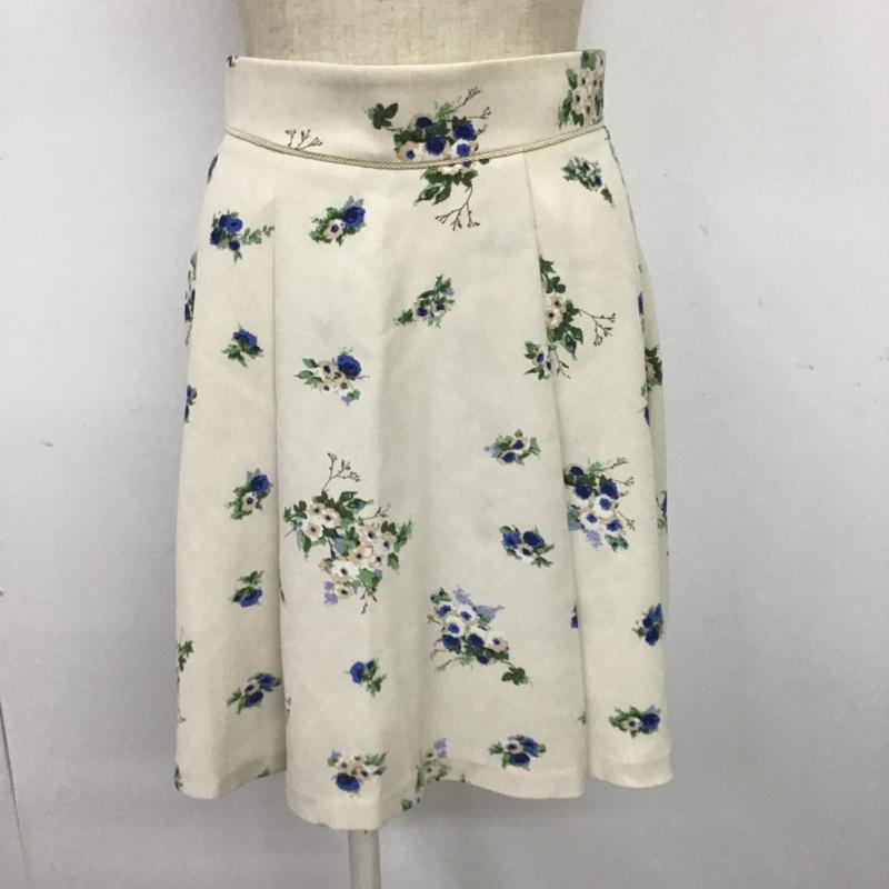 レッセパッセ LAISSE PASSE スカート ミニスカート 36 総柄 X 花柄 マルチカラー / マルチカラー /  レディース USED 古着 中古 10088287