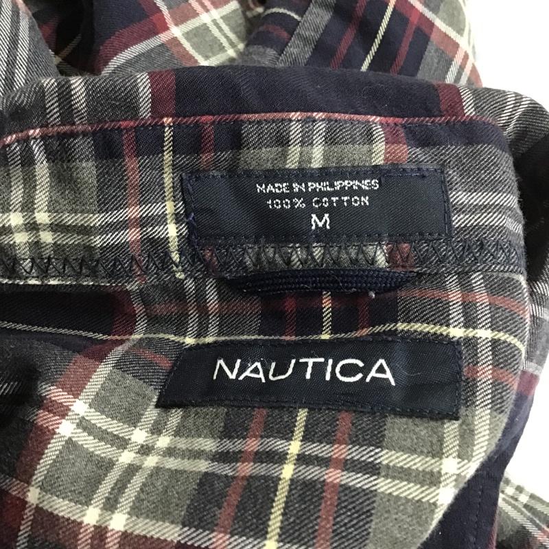 ノーティカ NAUTICA シャツ、ブラウス 長袖 ボタンダウンシャツ M チェック マルチカラー / マルチカラー /  メンズ USED 古着 中古 10088330