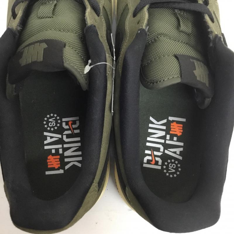 ナイキ NIKE スニーカー スニーカー UNDEFEATED AIR FORCE 1 LOW アンディフィーテッド エアフォース 1 ロー DH3064-300 28.0cm ロゴ、文字 カーキ / カーキ /  メンズ USED 古着 中古 10088368