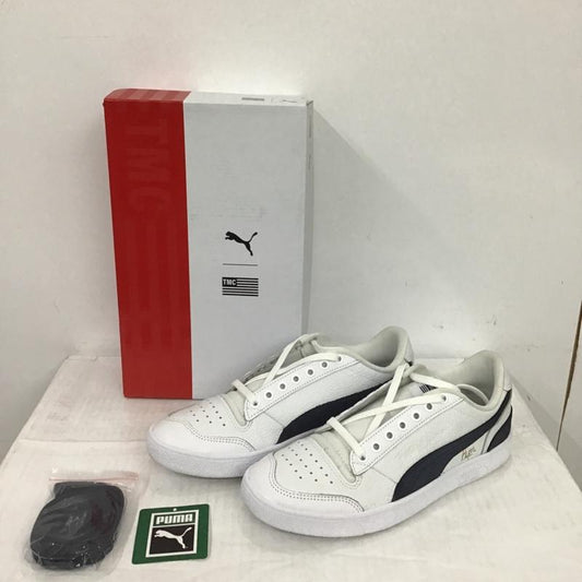 プーマ PUMA スニーカー スニーカー 387288-02 RALPH SAMPSON X HUSSLE WAY 27.5cm 箱有 27.5cm ワンポイント 白 / ホワイト / X 紺 / ネイビー /  メンズ USED 古着 中古 10088381
