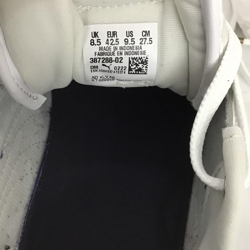 プーマ PUMA スニーカー スニーカー 387288-02 RALPH SAMPSON X HUSSLE WAY 27.5cm 箱有 27.5cm ワンポイント 白 / ホワイト / X 紺 / ネイビー /  メンズ USED 古着 中古 10088381