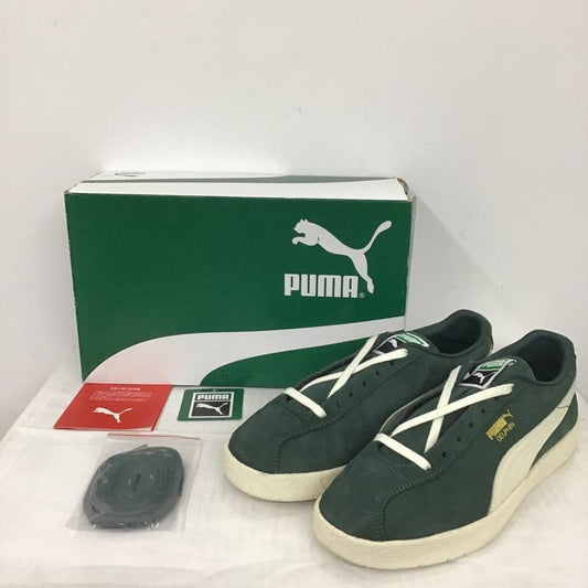 プーマ PUMA スニーカー スニーカー 374981-08 DELPHIN PRM 27.5cm 箱有 27.5cm ロゴ、文字 緑 / グリーン /  メンズ USED 古着 中古 10088393