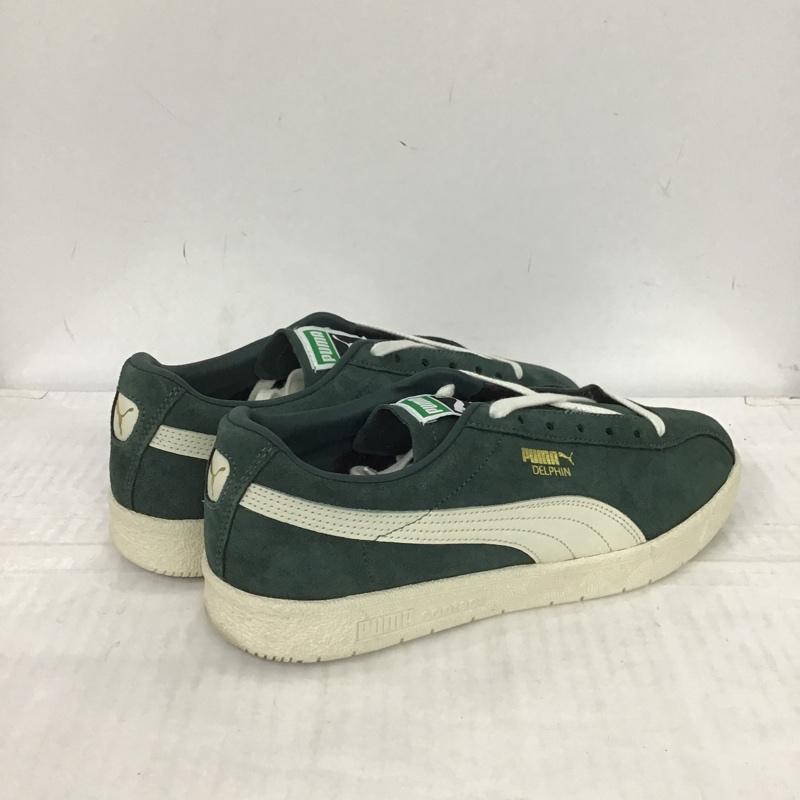 プーマ PUMA スニーカー スニーカー 374981-08 DELPHIN PRM 27.5cm 箱有 27.5cm ロゴ、文字 緑 / グリーン /  メンズ USED 古着 中古 10088393