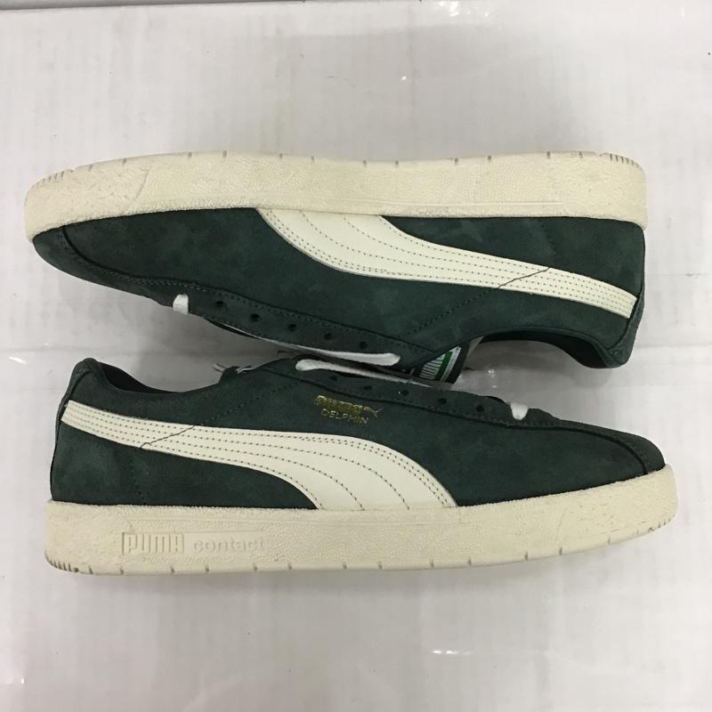 プーマ PUMA スニーカー スニーカー 374981-08 DELPHIN PRM 27.5cm 箱有 27.5cm ロゴ、文字 緑 / グリーン /  メンズ USED 古着 中古 10088393
