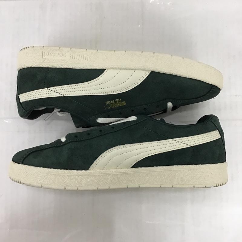 プーマ PUMA スニーカー スニーカー 374981-08 DELPHIN PRM 27.5cm 箱有 27.5cm ロゴ、文字 緑 / グリーン /  メンズ USED 古着 中古 10088393