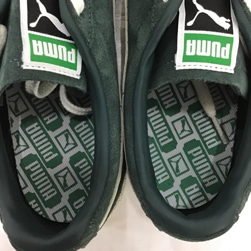 プーマ PUMA スニーカー スニーカー 374981-08 DELPHIN PRM 27.5cm 箱有 27.5cm ロゴ、文字 緑 / グリーン /  メンズ USED 古着 中古 10088393