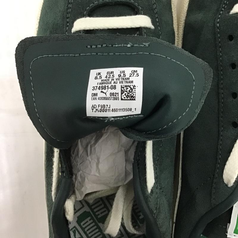 プーマ PUMA スニーカー スニーカー 374981-08 DELPHIN PRM 27.5cm 箱有 27.5cm ロゴ、文字 緑 / グリーン /  メンズ USED 古着 中古 10088393