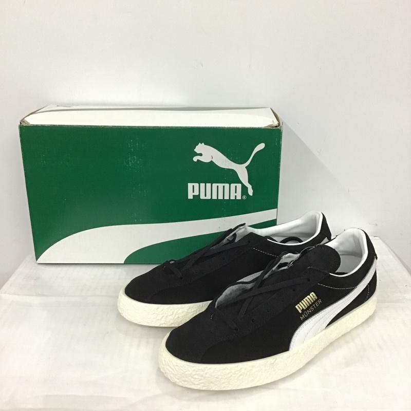 プーマ PUMA スニーカー スニーカー 383406-02 MUENSTER CLASSIC 27.5cm 箱有 27.5cm ロゴ、文字 黒 / ブラック / X 白 / ホワイト /  メンズ USED 古着 中古 10088394