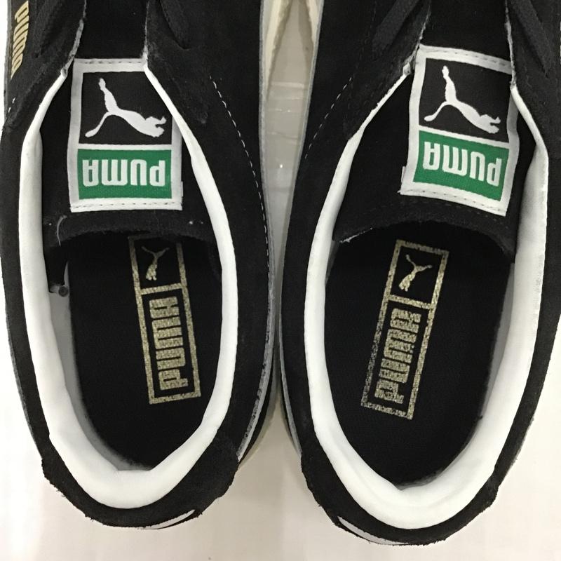 プーマ PUMA スニーカー スニーカー 383406-02 MUENSTER CLASSIC 27.5cm 箱有 27.5cm ロゴ、文字 黒 / ブラック / X 白 / ホワイト /  メンズ USED 古着 中古 10088394