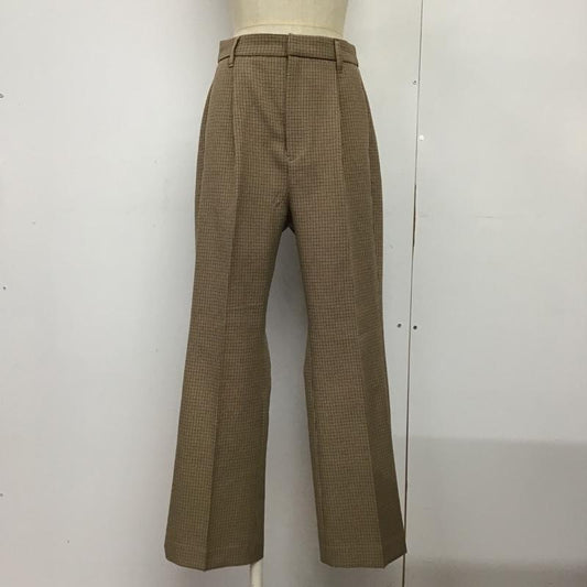 ローリーズファーム LOWRYS FARM パンツ スラックス LF520043AD タック センタープレス L 千鳥格子 ベージュ / ベージュ / X 黒 / ブラック / X 赤 / レッド /  レディース USED 古着 中古 10088442