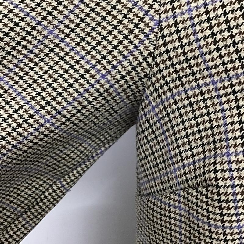ザラベーシック ZARA BASIC ワンピース ミニスカート 3564 056 756 モックネック 七分袖 XS 千鳥格子 ベージュ / ベージュ / X 黒 / ブラック / X 茶 / ブラウン / X 紫 / パープル /  レディース USED 古着 中古 10088446