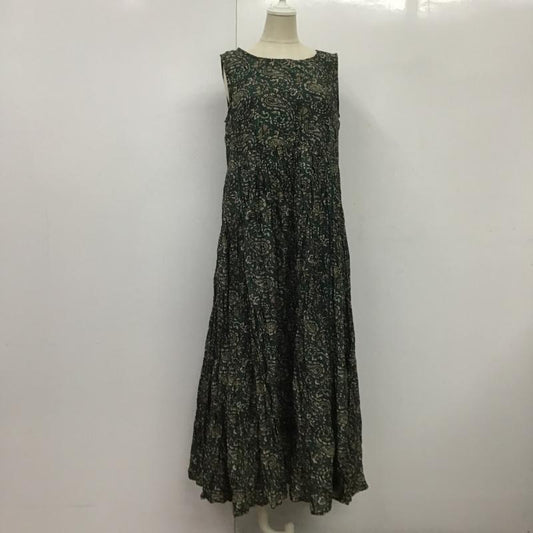 ニコアンド niko and... ワンピース ロングスカート ノースリーブワンピース 83973300 ペイズリー 緑 / グリーン /  レディース USED 古着 中古 10088456