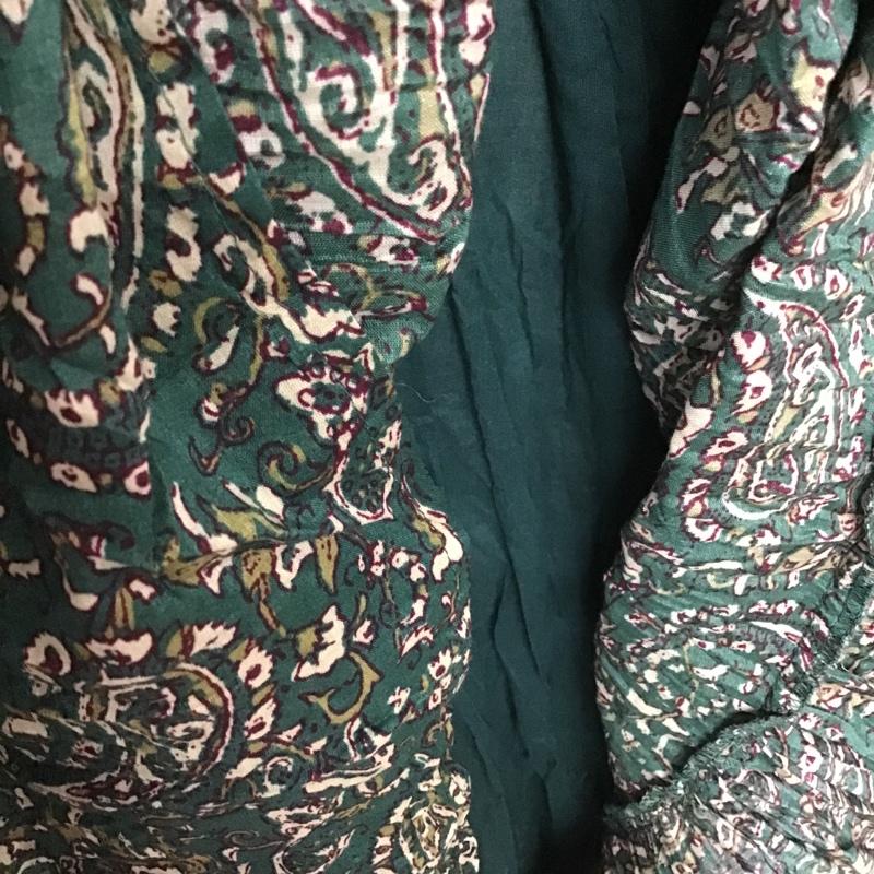 ニコアンド niko and... ワンピース ロングスカート ノースリーブワンピース 83973300 ペイズリー 緑 / グリーン /  レディース USED 古着 中古 10088456