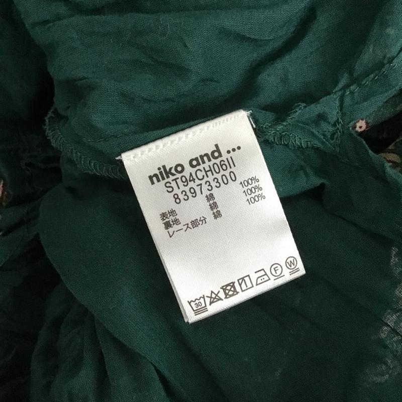 ニコアンド niko and... ワンピース ロングスカート ノースリーブワンピース 83973300 ペイズリー 緑 / グリーン /  レディース USED 古着 中古 10088456