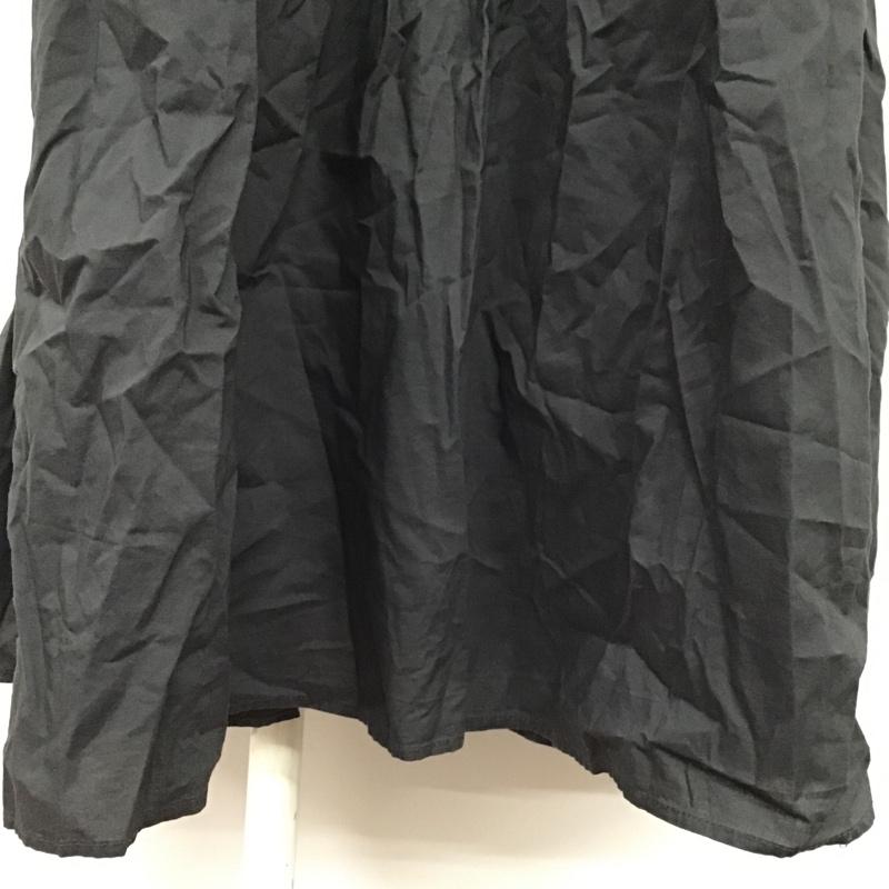 ナチュラルビューティーベーシック NATURAL BEAUTY BASIC ワンピース ロングスカート S 無地 黒 / ブラック /  レディース USED 古着 中古 10088489