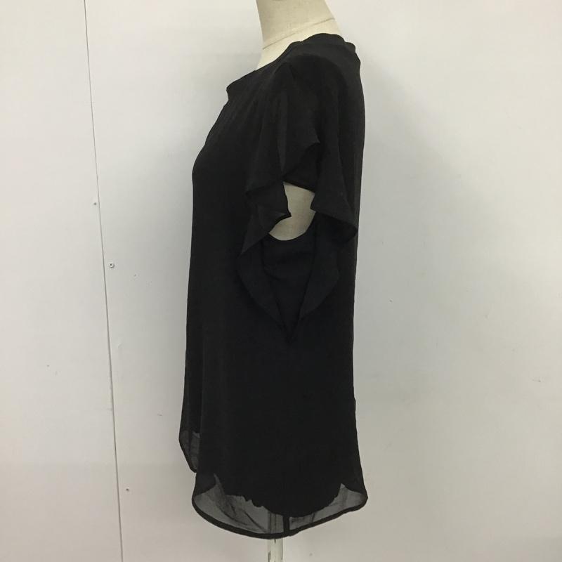 ザラウーマン ZARA WOMAN カットソー 半袖 XS 無地 黒 / ブラック /  レディース USED 古着 中古 10088497