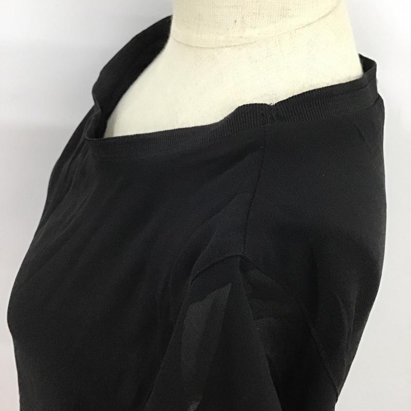 ザラウーマン ZARA WOMAN カットソー 半袖 XS 無地 黒 / ブラック /  レディース USED 古着 中古 10088497