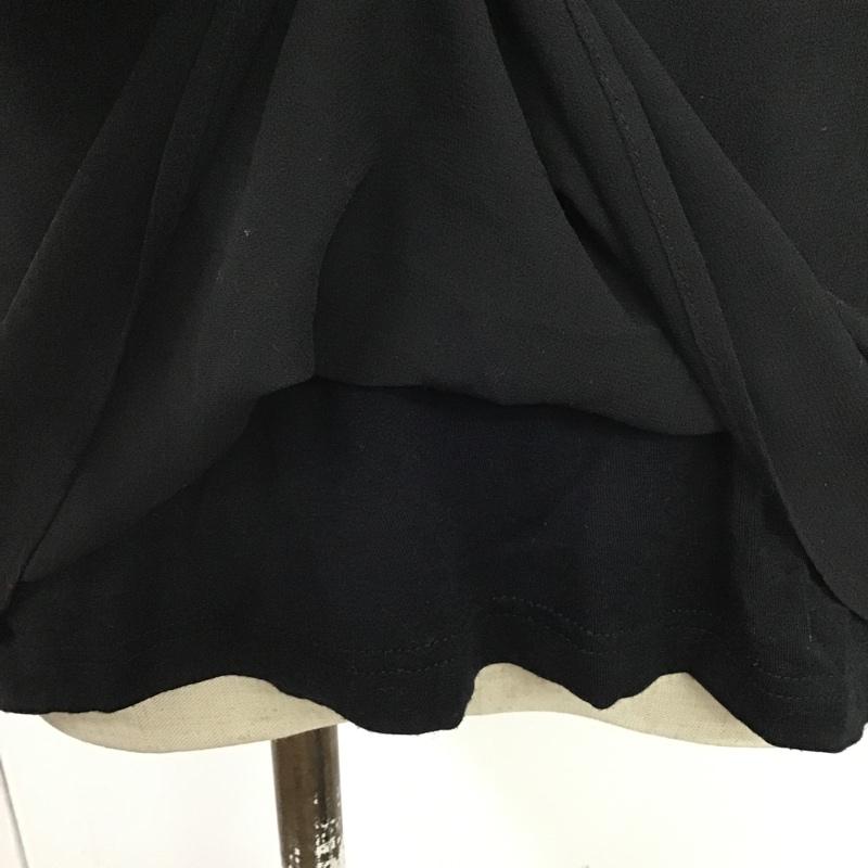 ザラウーマン ZARA WOMAN カットソー 半袖 XS 無地 黒 / ブラック /  レディース USED 古着 中古 10088497