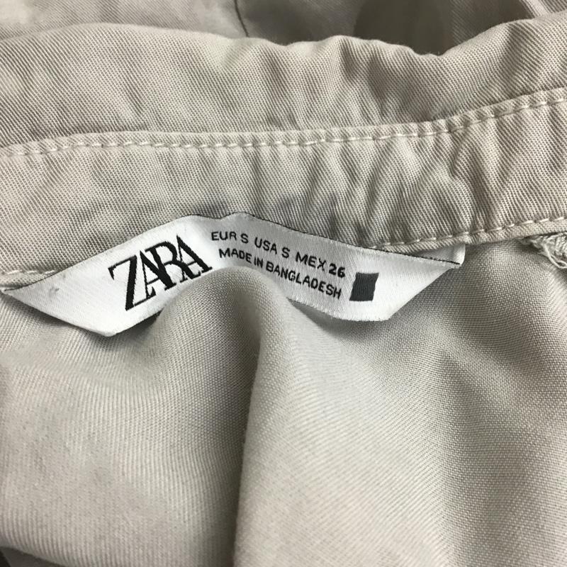 ザラ ZARA ワンピース ミニスカート 7986 021 811 ティアード S 無地 灰 / グレー /  レディース USED 古着 中古 10088501