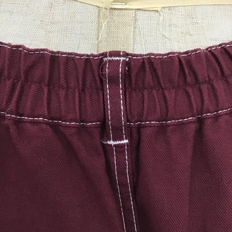 ローリーズファーム LOWRYS FARM スカート ロングスカート L 無地 えんじ / ワインレッド /  レディース USED 古着 中古 10088509