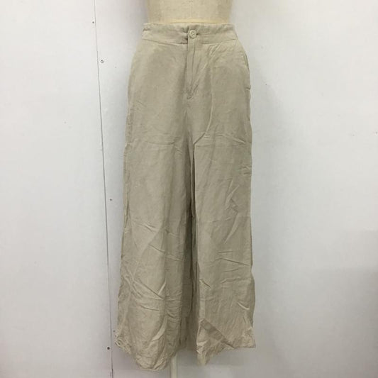 レリュームジャーナルスタンダード relume Journal Standard パンツ スラックス S 無地 ベージュ / ベージュ /  レディース USED 古着 中古 10088529