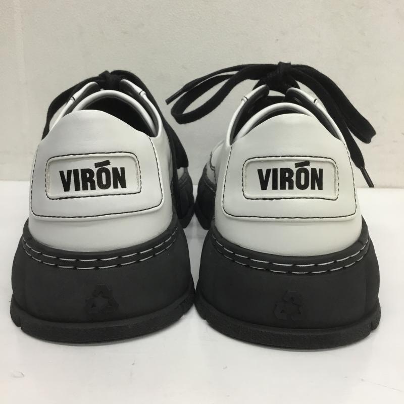 ユーズドクロージング used clothes スニーカー スニーカー Viron ヴィロン ホワイト＆ブラック 1968 Contrast スニーカー アップルレザー ロゴ、文字 白 / ホワイト /  メンズ USED 古着 中古 10088535