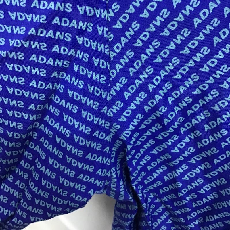 アダンス ADANS シャツ、ブラウス 半袖 オープンカラー 開襟 L 総柄 青 / ブルー /  メンズ USED 古着 中古 10088543