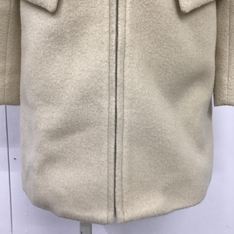 リエンダ rienda コート コート一般 1109A830-0700 ノーカラーZIPコート S 無地 ベージュ / ベージュ /  レディース USED 古着 中古 10088598