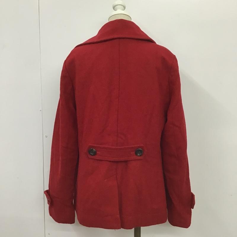 イーハイフンワールドギャラリー E hyphen world gallery コート コート一般 M 無地 赤 / レッド /  レディース USED 古着 中古 10088607
