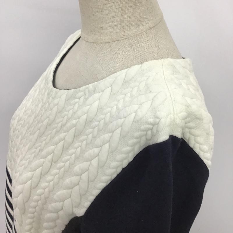 アナザーエディション Anather Edition カットソー 七分袖 無地 マルチカラー / マルチカラー /  レディース USED 古着 中古 10088613