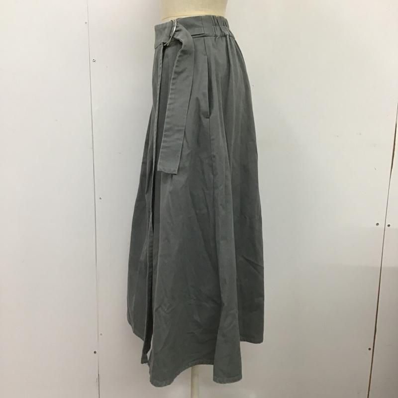 ケービーエフプラス KBF+ スカート ロングスカート 無地 水色 / ライトブルー /  レディース USED 古着 中古 10088621