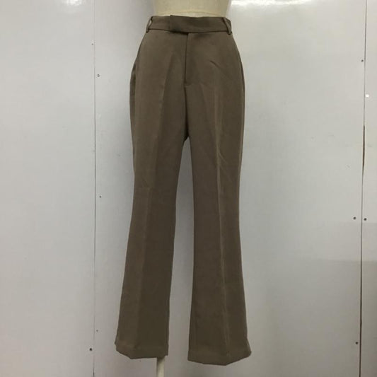 ローリーズファーム LOWRYS FARM パンツ スラックス FREE 無地 茶 / ブラウン /  レディース USED 古着 中古 10088623