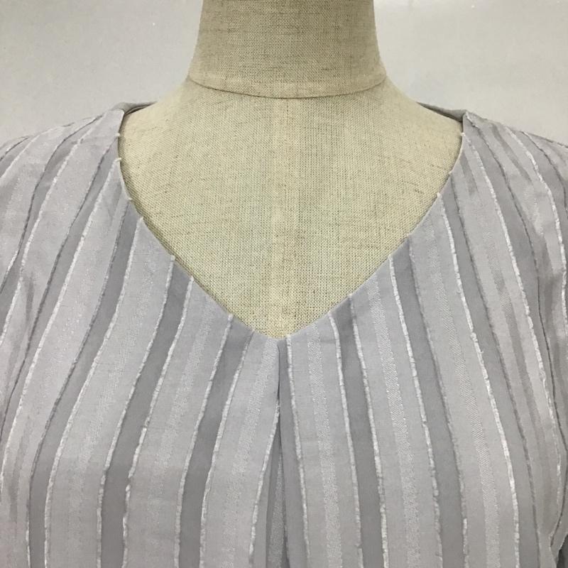 ユナイテッドアローズグリーンレーベルリラクシング UNITED ARROWS green label relaxing カットソー 長袖 無地 灰 / グレー /  レディース USED 古着 中古 10088627