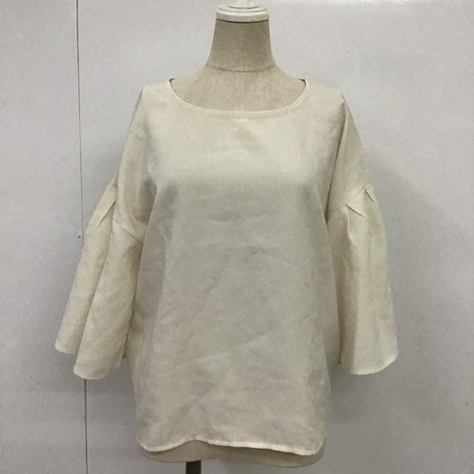 ニコアンド niko and... カットソー 七分袖 M 無地 白 / ホワイト /  レディース USED 古着 中古 10088633