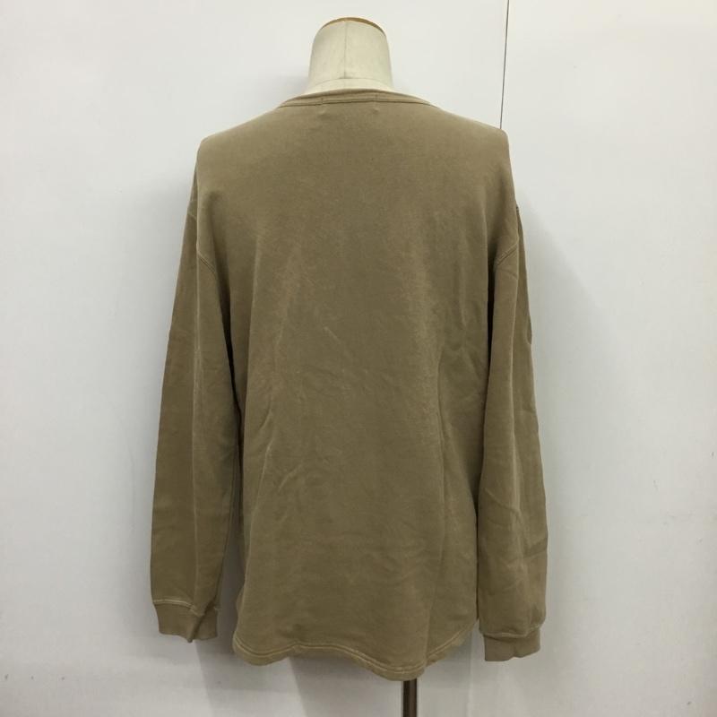 ユナイテッドアローズグリーンレーベルリラクシング UNITED ARROWS green label relaxing カットソー 長袖 3212-175-1769 BC G/DYE スウェット C/NL/S L 無地 ベージュ / ベージュ /  メンズ USED 古着 中古 10088666