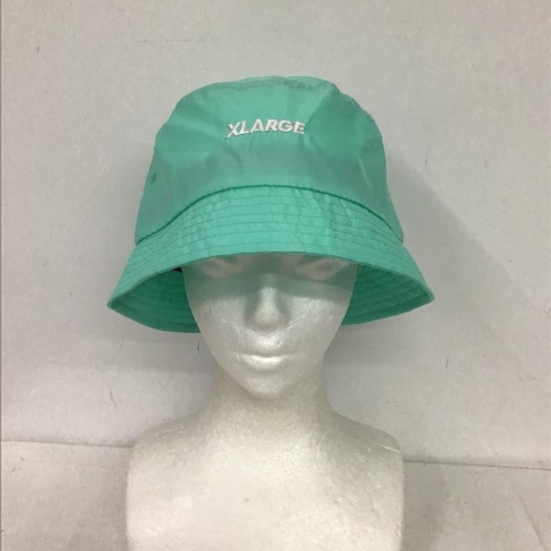 エクストララージ XLARGE 帽子 ハット 01194115 バケットハット PRETTYBOY ロゴ、文字 薄緑 / ライトグリーン /  メンズ USED 古着 中古 10088730