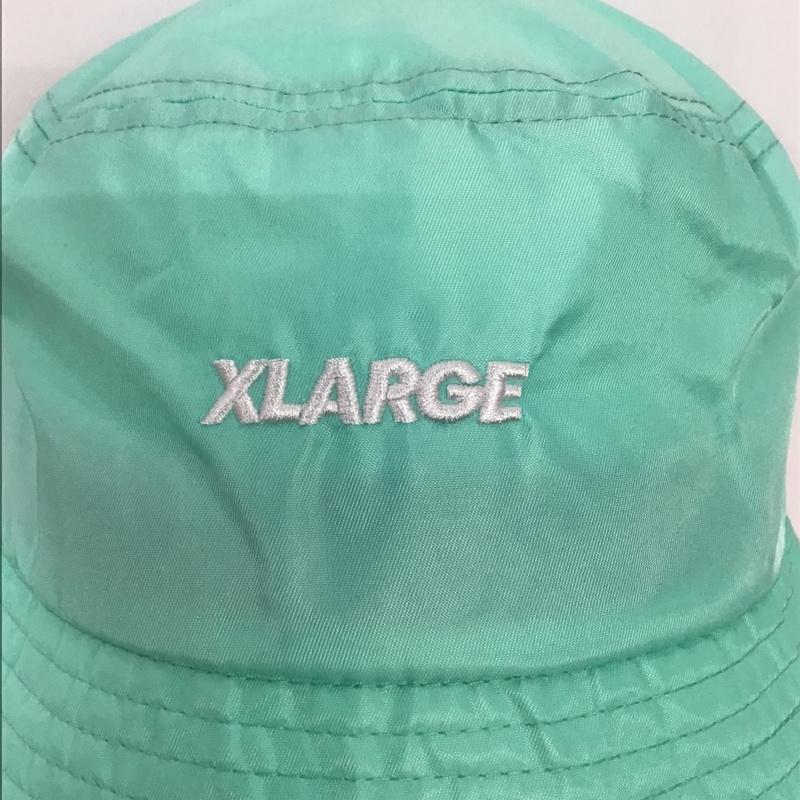 エクストララージ XLARGE 帽子 ハット 01194115 バケットハット PRETTYBOY ロゴ、文字 薄緑 / ライトグリーン /  メンズ USED 古着 中古 10088730