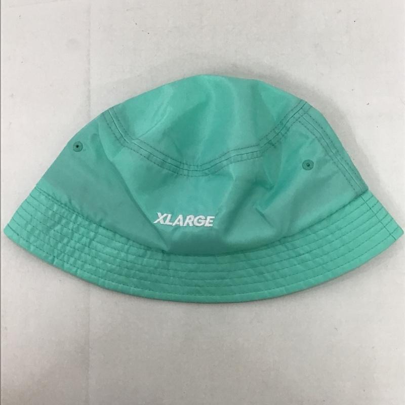 エクストララージ XLARGE 帽子 ハット 01194115 バケットハット PRETTYBOY ロゴ、文字 薄緑 / ライトグリーン /  メンズ USED 古着 中古 10088730