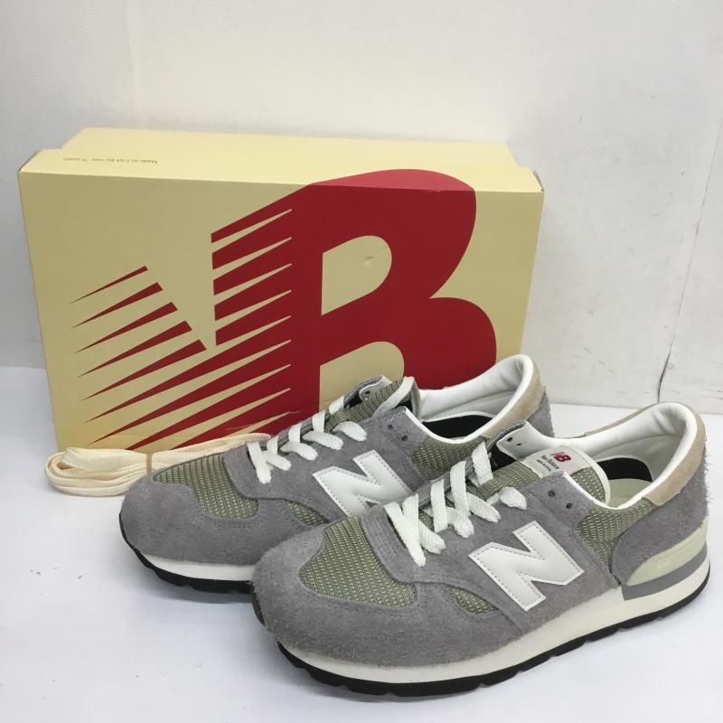 ニューバランス New Balance スニーカー スニーカー M990TA1 USA製 28.5cm ロゴ、文字 灰 / グレー /  メンズ USED 古着 中古 10088737