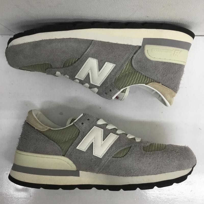 ニューバランス New Balance スニーカー スニーカー M990TA1 USA製 28.5cm ロゴ、文字 灰 / グレー /  メンズ USED 古着 中古 10088737