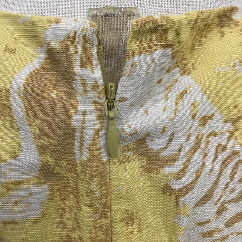 スローバイスライ THROW by SLY ワンピース ロングスカート 030ES033-2980 ANIMAL TWIST MINI DRESS タグ付 2 総柄 マルチカラー / マルチカラー / X 黄 / イエロー /  レディース USED 古着 中古 10088762
