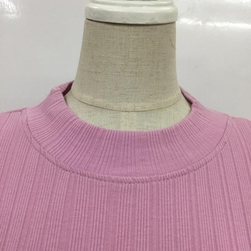 ザラ ZARA ワンピース ミニスカート ニットワンピース S 無地 桃 / ピンク /  レディース USED 古着 中古 10088814