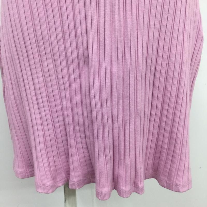 ザラ ZARA ワンピース ミニスカート ニットワンピース S 無地 桃 / ピンク /  レディース USED 古着 中古 10088814