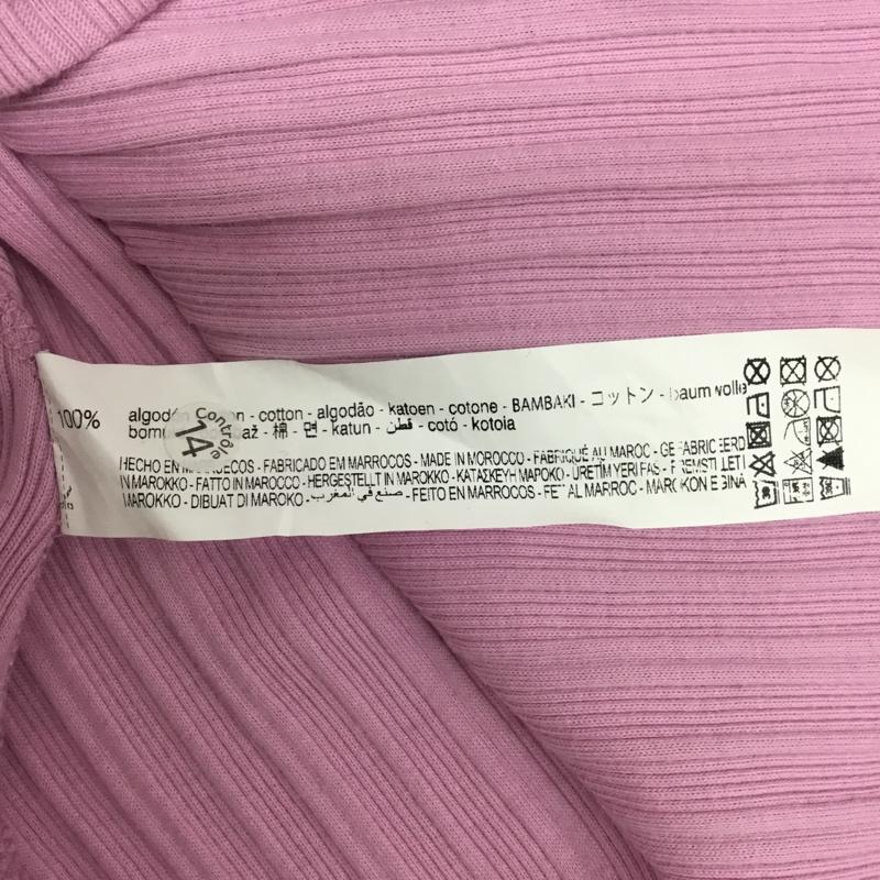 ザラ ZARA ワンピース ミニスカート ニットワンピース S 無地 桃 / ピンク /  レディース USED 古着 中古 10088814
