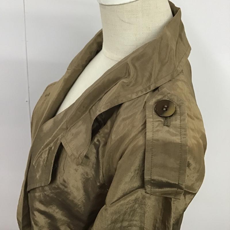 スライ SLY コート トレンチコート 030ESA30-2190 AURORA SHEER TRENCH COAT タグ付き FREE 無地 ベージュ / ベージュ /  レディース USED 古着 中古 10088846